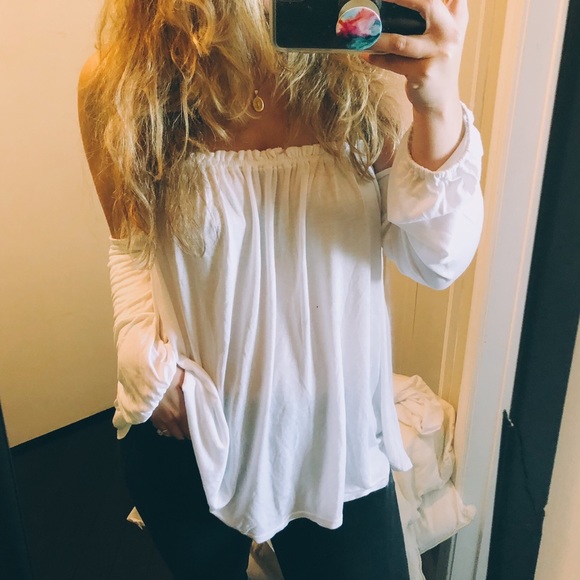 Splendid Tops - Splendid White Off Shoulder Top